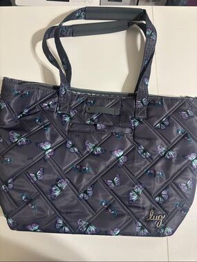 lug Butterfly Grey Skyliner Tote